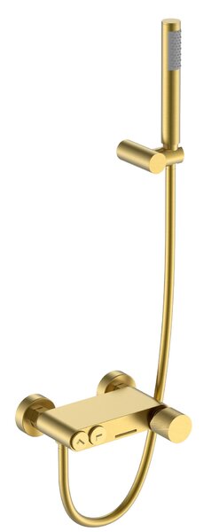 Смеситель для ванны Boheme STICK 123-MG.2 Matt Gold с ручкой TOUCH