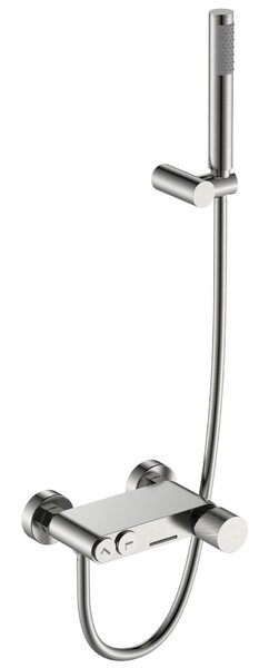 Смеситель для ванны Boheme STICK 123-NB.2 Nikel Brush с ручкой TOUCH