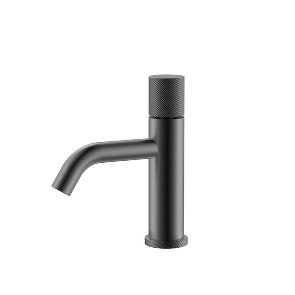 Смеситель Boheme STICK 121-GM.4 для раковины Gun Metal SPIRALE