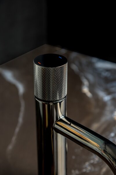 Смеситель Boheme STICK 121-SGM.2 для раковины Shine Gun Metal TOUCH