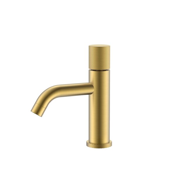 Смеситель Boheme STICK 121-MG.4 для раковины Mat Gold SPIRALE