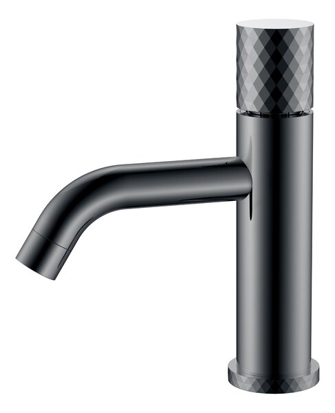 Смеситель Boheme STICK 121-SGM для раковины Shine Gun Metal DIAMOND