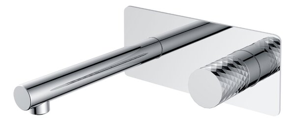 Смеситель Boheme STICK из стены CHROME DIAMOND CHROME 125-CRCR