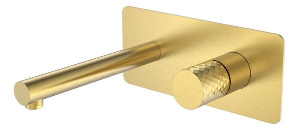Смеситель Boheme STICK 125-MG из стены Matt Gold DIAMOND