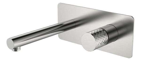 Смеситель Boheme STICK 125-NB из стены Nikel Brush DIAMOND