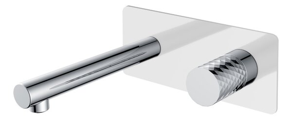 Смеситель Boheme STICK из стены WHITE DIAMOND CHROME 125-WCR