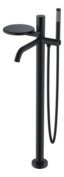Смеситель Boheme STICK 129-BB.2 для ванны напольный BLACK c ручкой TOUCH