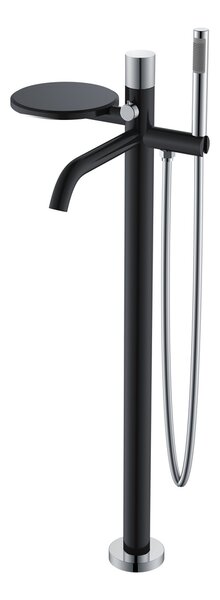 Смеситель Boheme STICK напольный BLACK TOUCH CHROME 129-BCR.2 цвет черный матовый