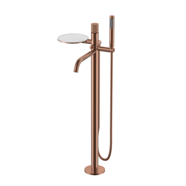 Смеситель Boheme STICK напольный COPPER BRUSHED LINEA 129-CB.3 цвет медь