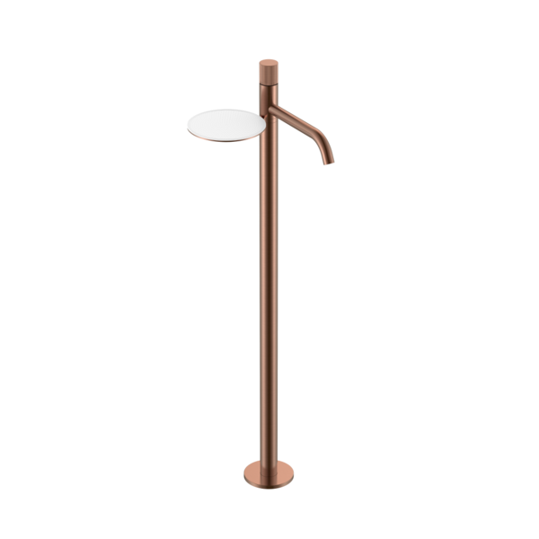 Смеситель Boheme STICK напольный для раковины COPPER BRUSHED LINEA 120-CB.3 цвет медь