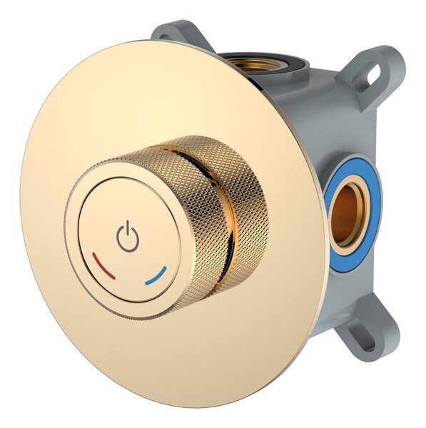 Смеситель Boheme автоматический встроенный TECH Gold 154-4-G цвет золото глянцевое