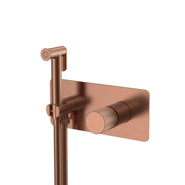 Смеситель Boheme гигиенический STICK COPPER BRUSHED ручка LINEA 127-CB.3 цвет медь