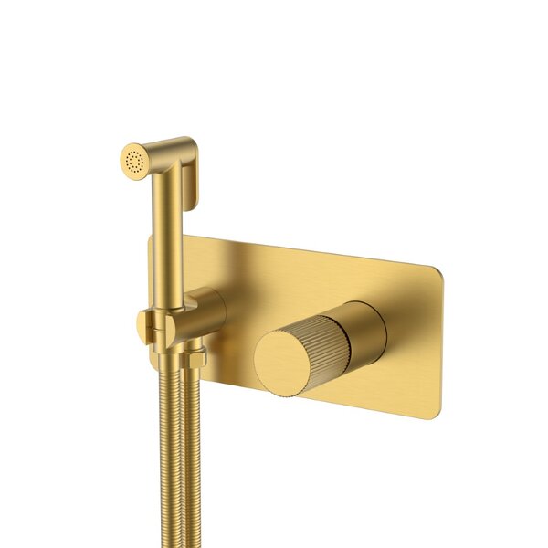 Гигиенический душ со смесителем Boheme Stick 127-MG.3 Matt Gold LINEA