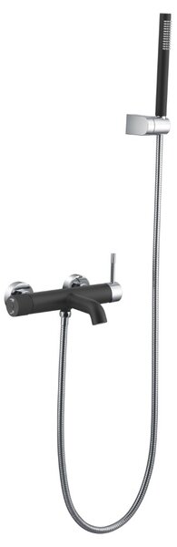Смеситель для ванны Boheme Uno Black Chrome 463-BCR