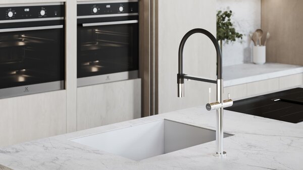 Смеситель для кухни Boheme UNO 115-CR c краном для питьевой воды цвет Хром