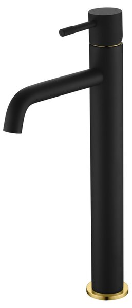 Смеситель для раковины Boheme Uno Black Gold 462-BG