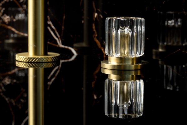 Смеситель Boheme на столешницу ELEGANTE на 3 отв. MAT GOLD 152-MG-EL цвет матовое золото