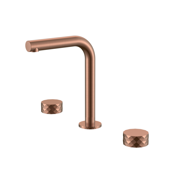 Смеситель Boheme на столешницу STICK DIAMOND на 3 отв. COPPER BRUSHED 152-CB.1 цвет медь