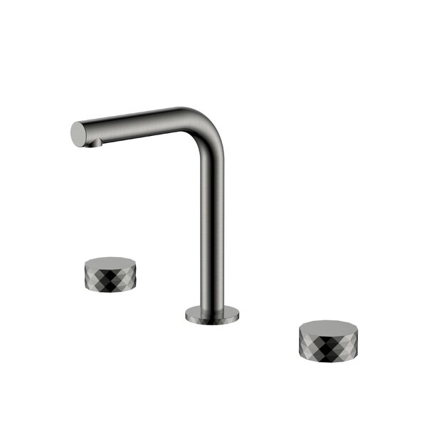 Смеситель Boheme на столешницу STICK DIAMOND на 3 отв. Gun Metal 152-GM.1 цвет вороненая сталь