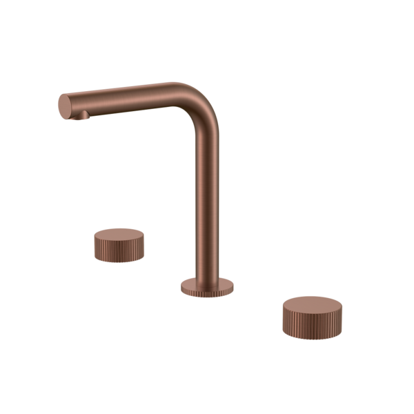 Смеситель Boheme на столешницу STICK LINEA на 3 отв. BRUSHED BRONZE 152-BRB.3 цвет бронза