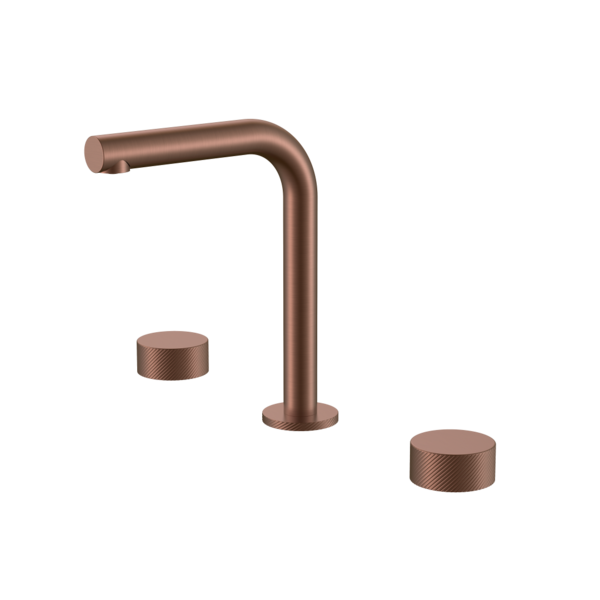 Смеситель Boheme на столешницу STICK SPIRALE на 3 отв. BRUSHED BRONZE 152-BRB.4 цвет бронза