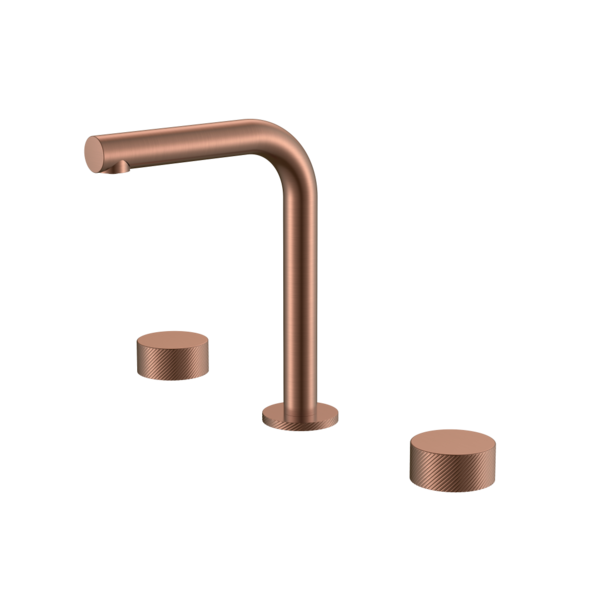 Смеситель Boheme на столешницу STICK SPIRALE на 3 отв. COPPER BRUSHED 152-CB.4 цвет медь