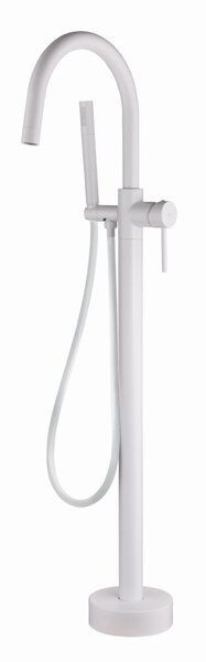 Смеситель напольный Boheme Uno Matt White 469-MW