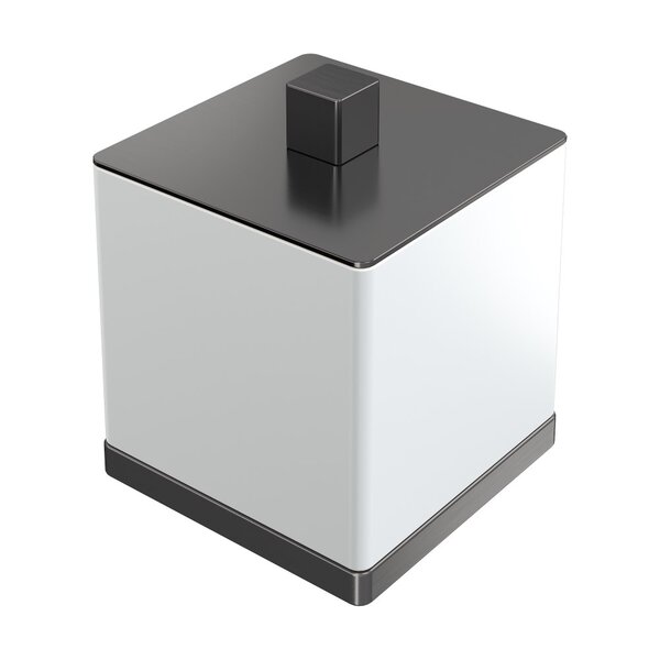 Стакан для ватных дисков Qubic Gun Metal Boheme 10964-GM