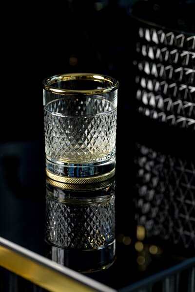 Стакан Boheme AURA 10252-G Gold