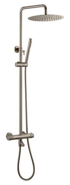 Душевая система c термостатом Boheme Uno 468-T-NB Nickel Brush с изливом