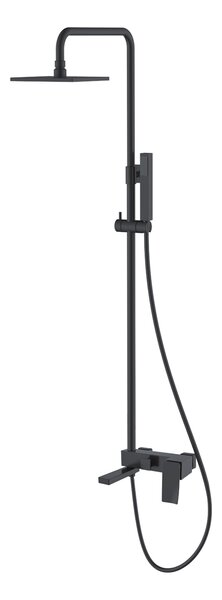 Стойка для душа Q BlackBlack.2_Комплект 148-BB.2 цвет черный матовый