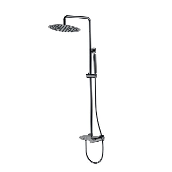 Душевая стойка Boheme Stick 128-SGM.3 Shine Gun Metal LINEA