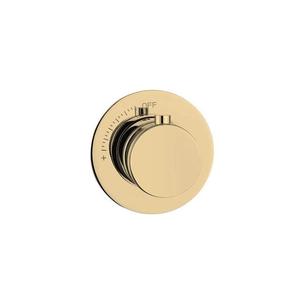 Управление термостатом UNO GOLD 627-T-CTRL-G цвет золото глянцевое