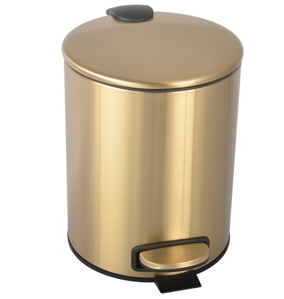 Ведро с педалью MATT GOLD Boheme 10426-MG