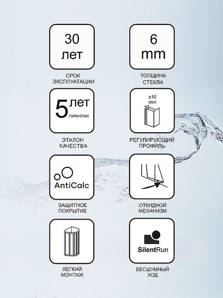 Душевой уголок Ravak Blix BLSRV2-90 90x90 стекло Transparent, профиль Черный (X1LM70300Z1)
