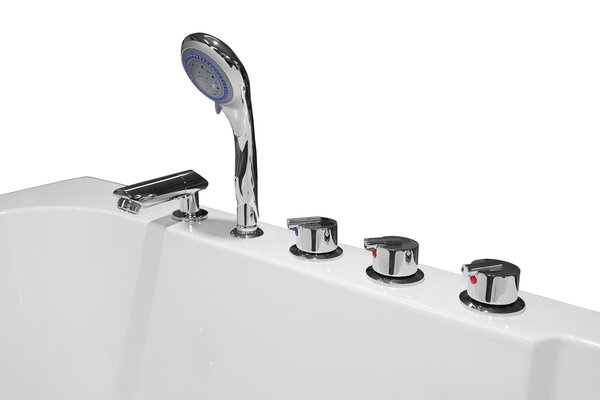 Ванна акриловая Loranto 850х1700х600 с гидромассажем, левосторонняя (CS-832NL)