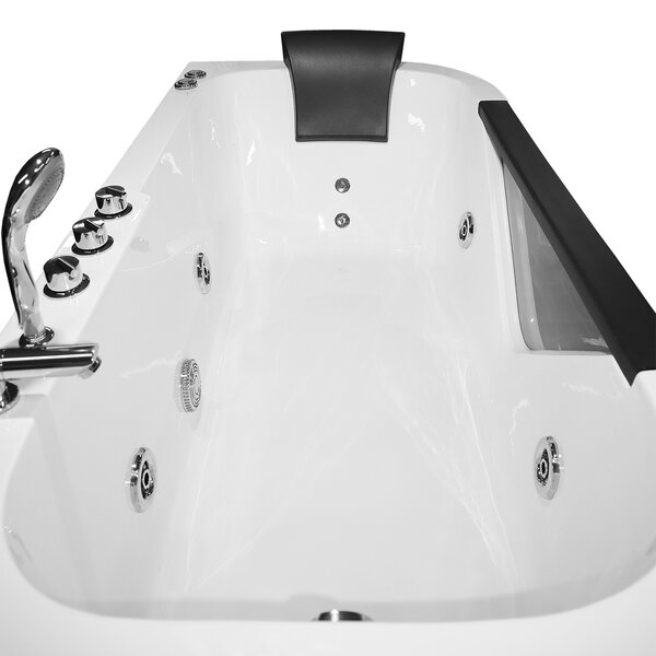 Ванна акриловая Loranto 850х1700х600 с гидромассажем, левосторонняя (CS-832NL)