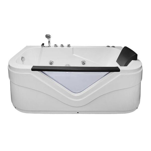 Ванна акриловая Loranto 850х1700х600 с гидромассажем, левосторонняя (CS-832NL)