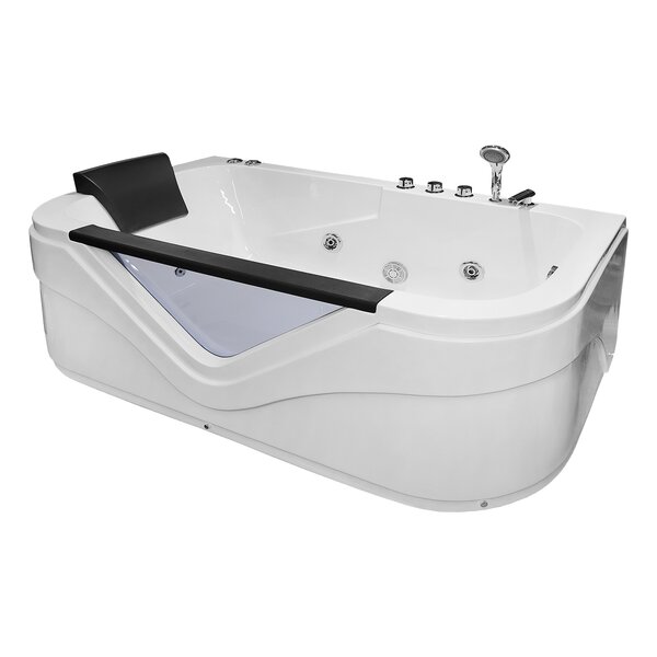 Ванна акриловая Loranto 850х1700х600 с гидромассажем, правосторонняя (CS-832NR)