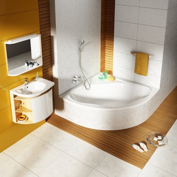 Ванна акриловая Ravak NEW DAY 140x140 белая