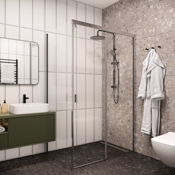 Душевое ограждение Ceruttispa МАРБЕЛЛА (MARBELLA) 120 R (120х80x190)