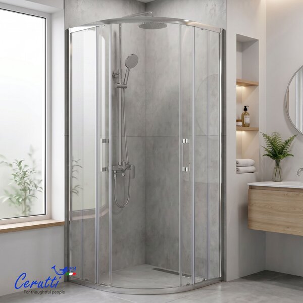 Душевое ограждение Ceruttispa ВИВА (VIVA) 90 N (90x90x195)