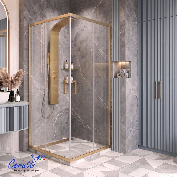 Душевое ограждение Ceruttispa ADIGE90G (90х90х190)