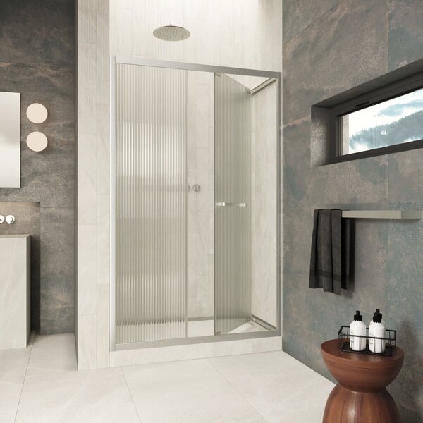 Душевая дверь Vegas-glass ZP Inside 150 04 Moru стекло Moru, профиль никель, 150х200 см. Размер регулировки 149-151 см.