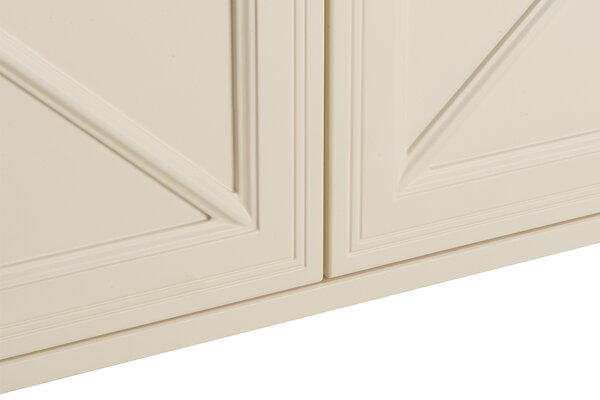 Комплект мебели ASB-Woodline Монте 80 бежевый (тумба, раковина и зеркало)