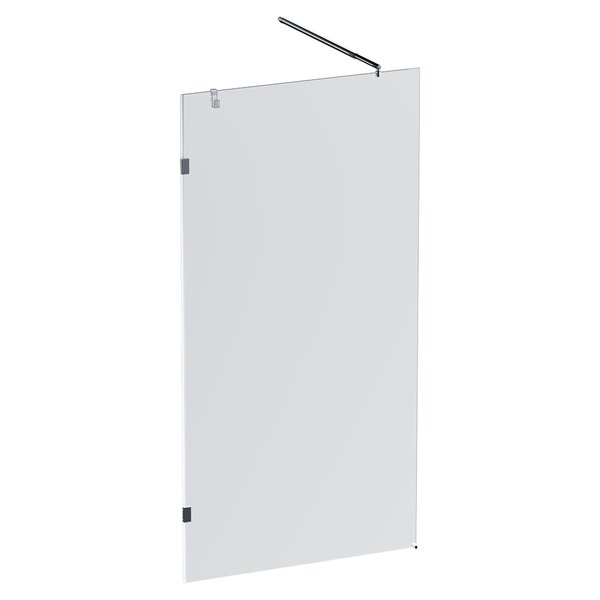 Душевая перегородка 100х195см, AM.PM X-Joy W94UWI-100-F1-MTE стекло прозрачное, профиль глянцевый хром