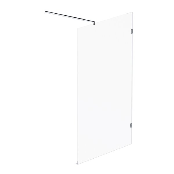 Душевая перегородка 120х195см, AM.PM X-Joy W94WI-120-F1-MTE стекло прозрачное, профиль глянцевый хром
