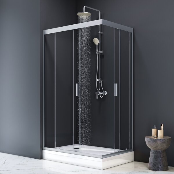 Акриловый душевой поддон 120 x 80 см, AM.PM Gem W90T-404-12080W