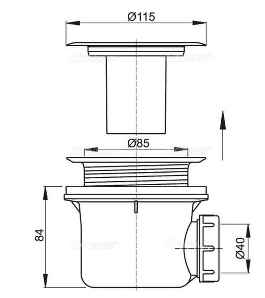 Душевой поддон из искусственного камня RGW STM-158W 150х80х2,5 см