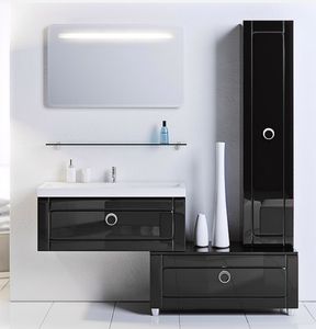 Мебель для ванной Aqwella Инфинити 100 цвет черный